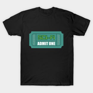 Sci-Fi Movie Ticket T-Shirt